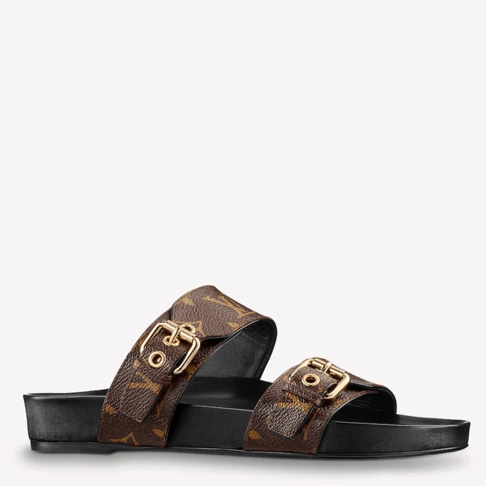 Authentic Louis Vuitton Bom Dia Flat Mule